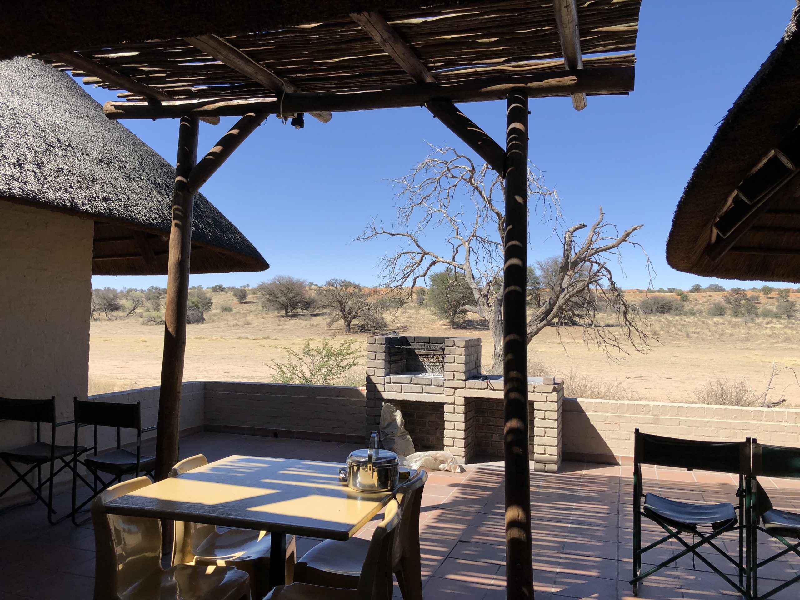 View on the Auob riverbed from the Mata Mata chalet